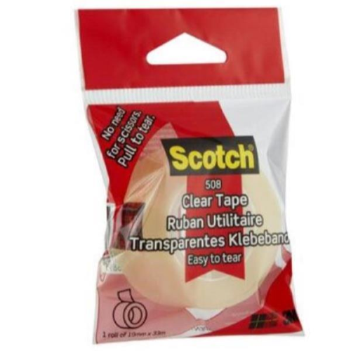 3M SCOTCH 508 NASTRO ADESIVO 19MMx33M